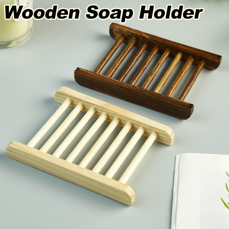 Soap Dish Draining - Drewniana mydelniczka, taca na mydło do