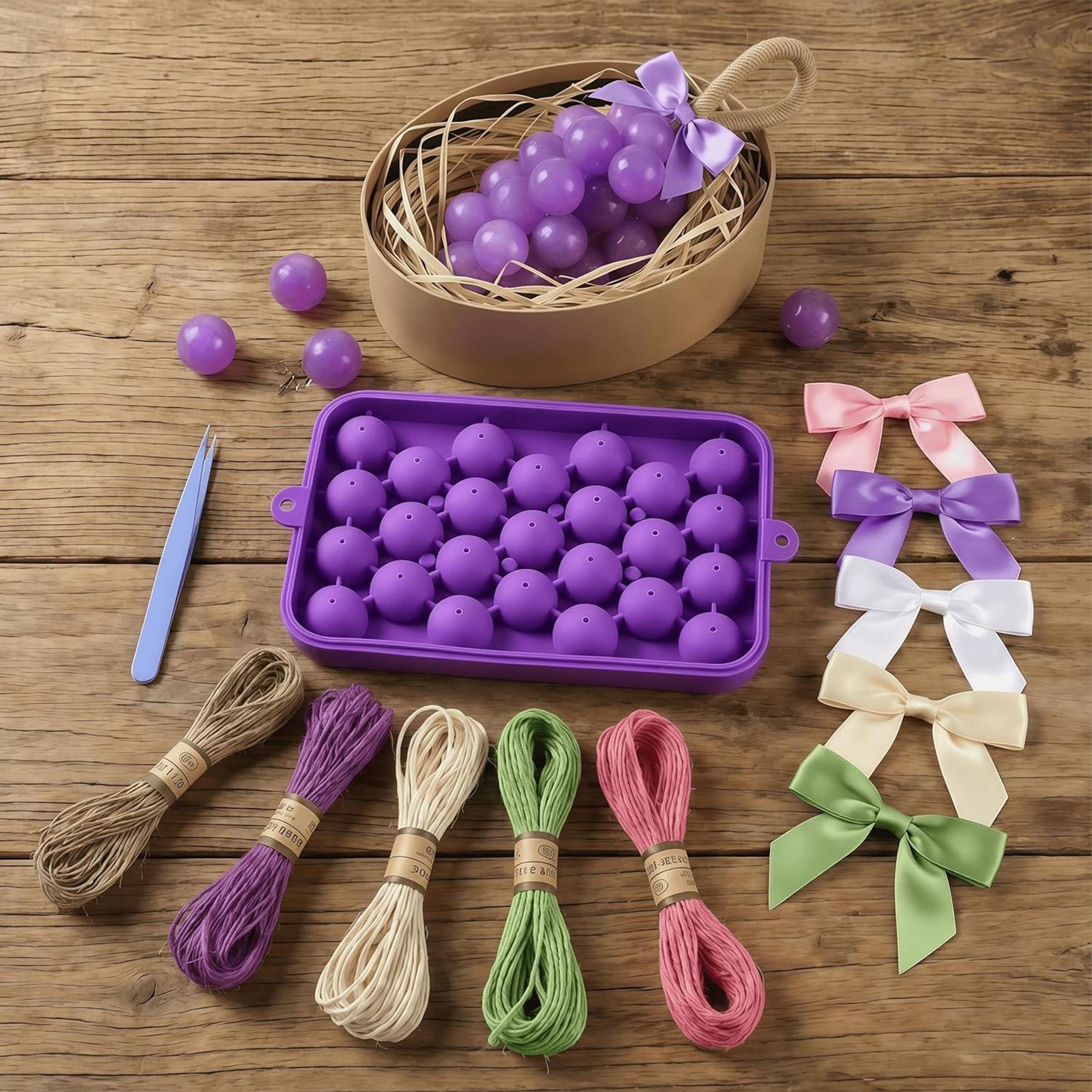 Soap Making Kit For Kids - Forma do mydła w kształcie winogrona,