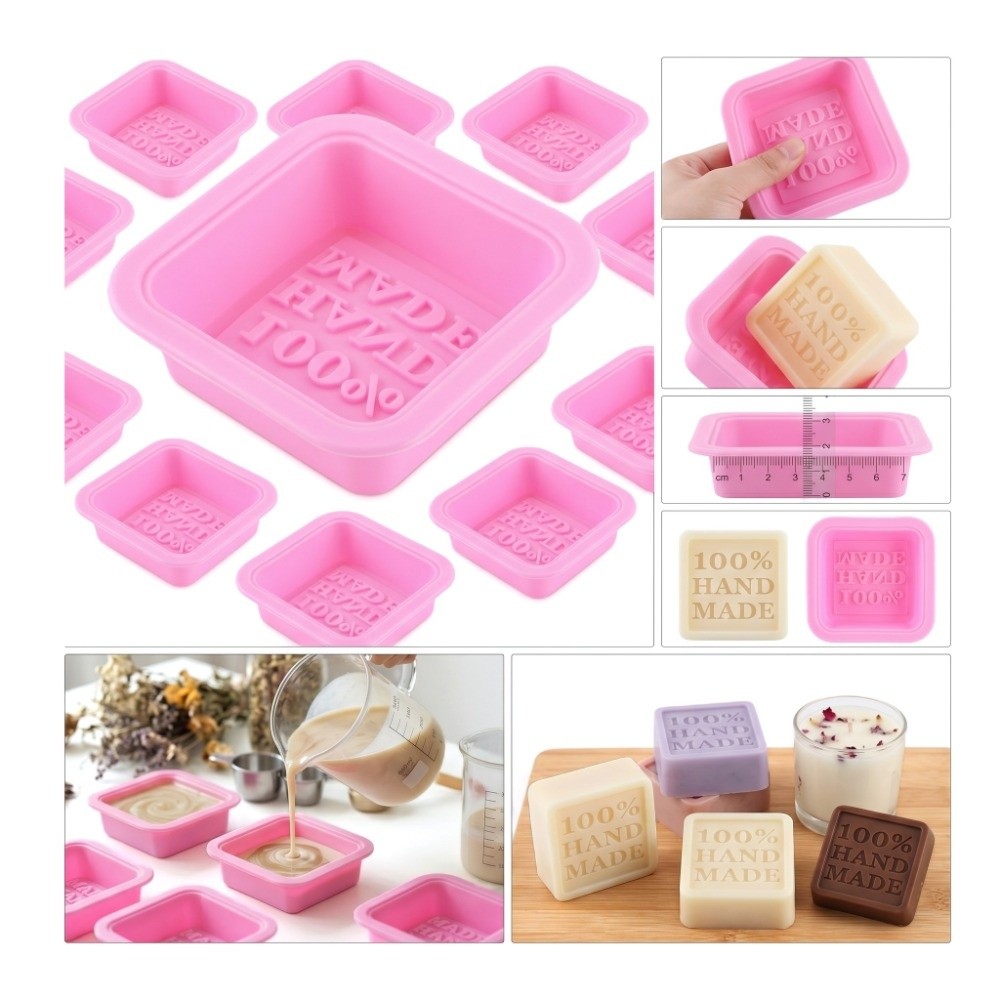 Soap Making Process - 25 SZT. Silikonowe Formy do Mydła
