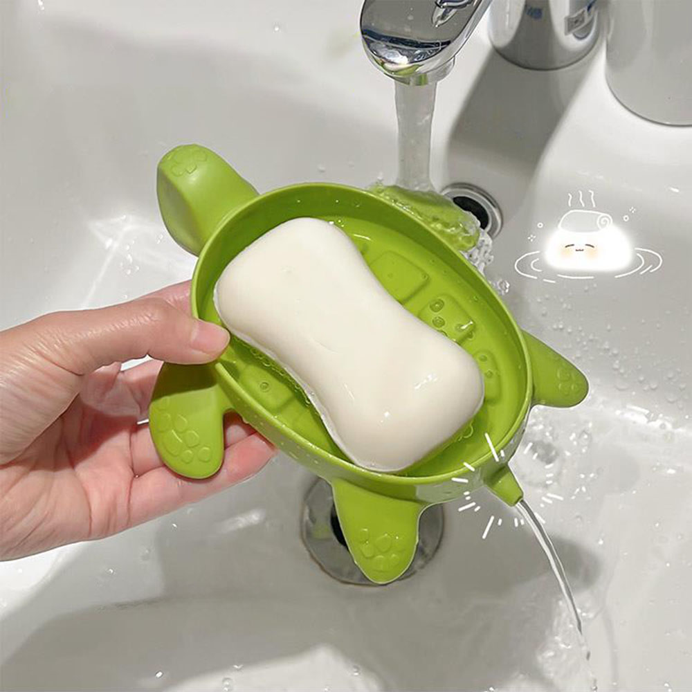 Soap Dish Draining - Pojemnik na mydło z odpływem żółwia