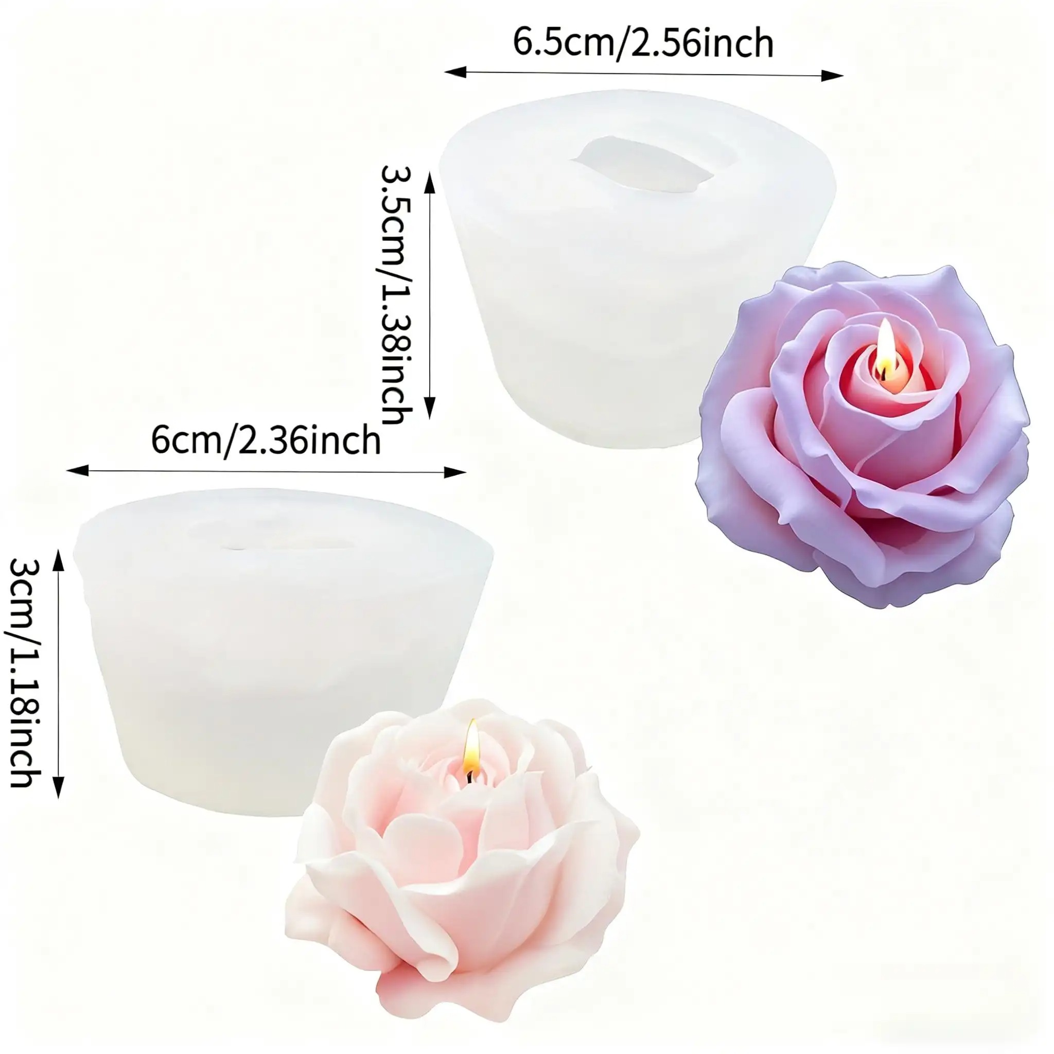2 sztuki romantycznych silikon – Soap Making Chemical recenzja i cena