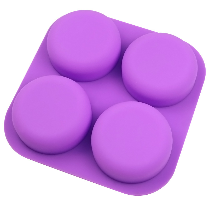 Forma silikonowa okrągła z 4 w – Soap Making Process recenzja i cena