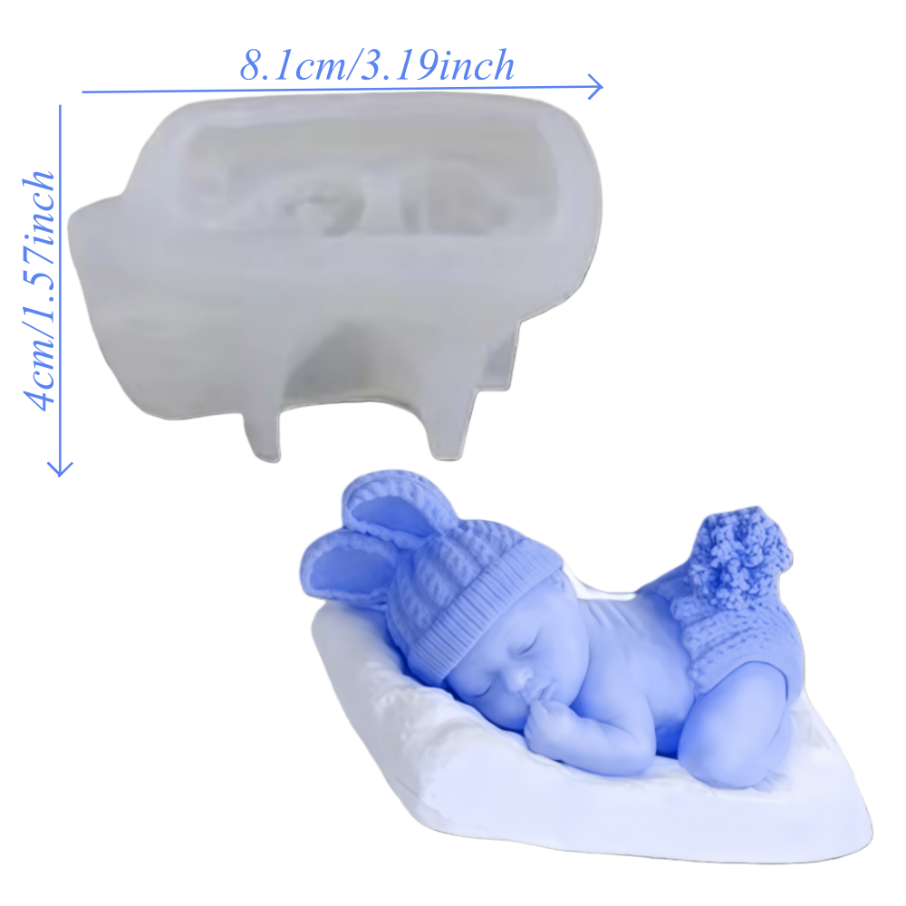 Forma silikonowa 3D niemowlę w – Soap Making Kit For Kids recenzja i cena