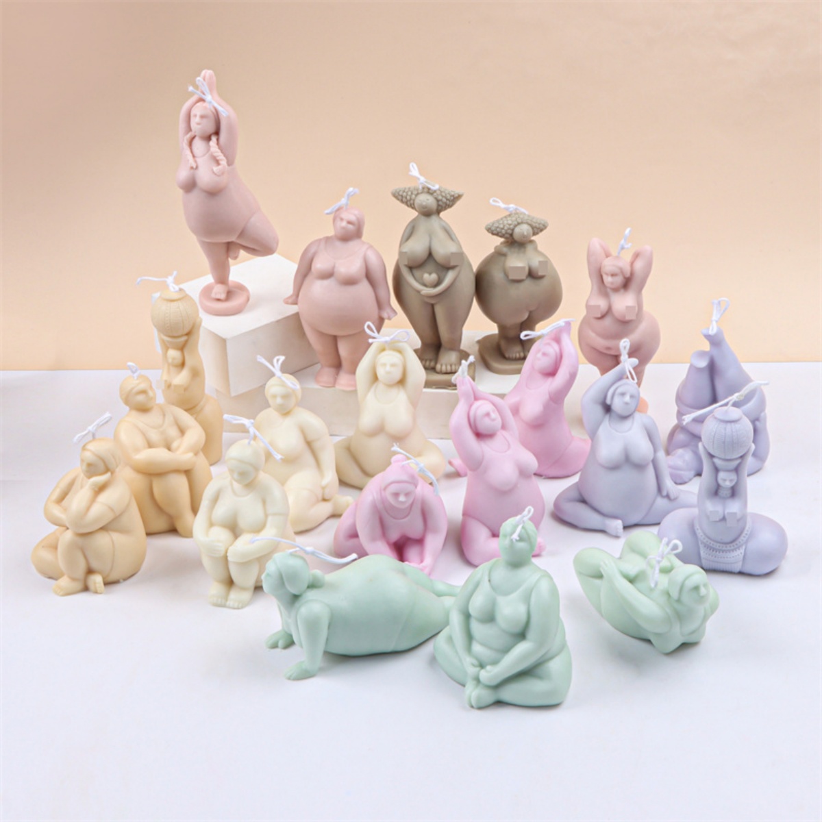 3D Lady Body świeca formy joga – Soap Making Chemical recenzja i cena