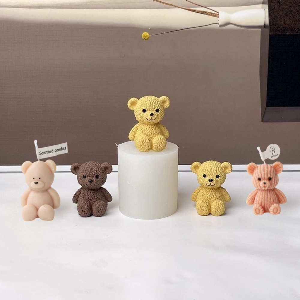 3D Cute Bear Candle Making Mou – Soap Making Chemical recenzja i cena