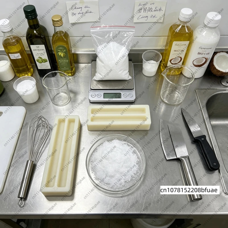 99% Kryształki Kwasu Glikolowe – Soap Making Process recenzja i cena
