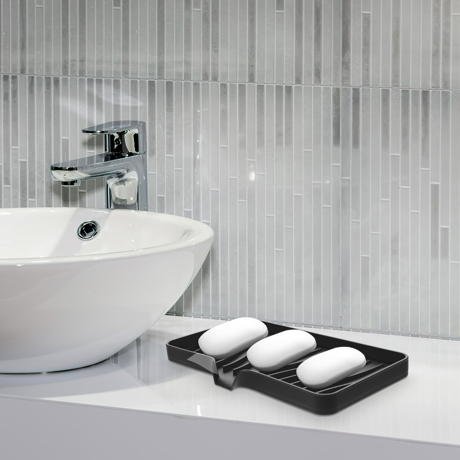 3-częściowy silikonowy pojemni – Soap Dish Draining recenzja i cena