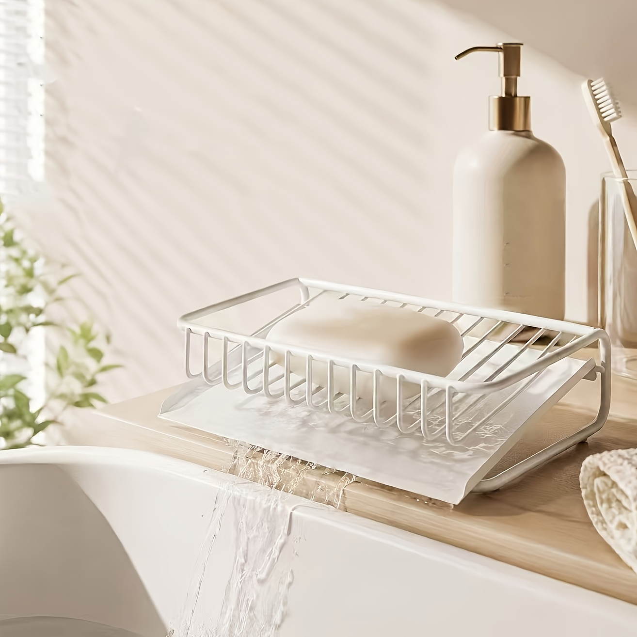 1 szt. Plastikowa mydelniczka  – Soap Dish Draining recenzja i cena