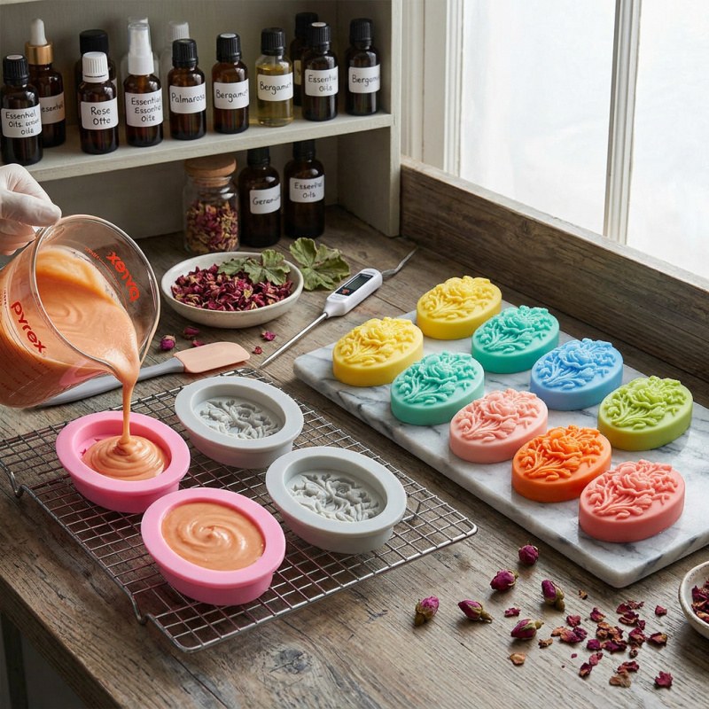 4 silikonowe formy w kształcie – Soap Making Silicone Molds recenzja i cena